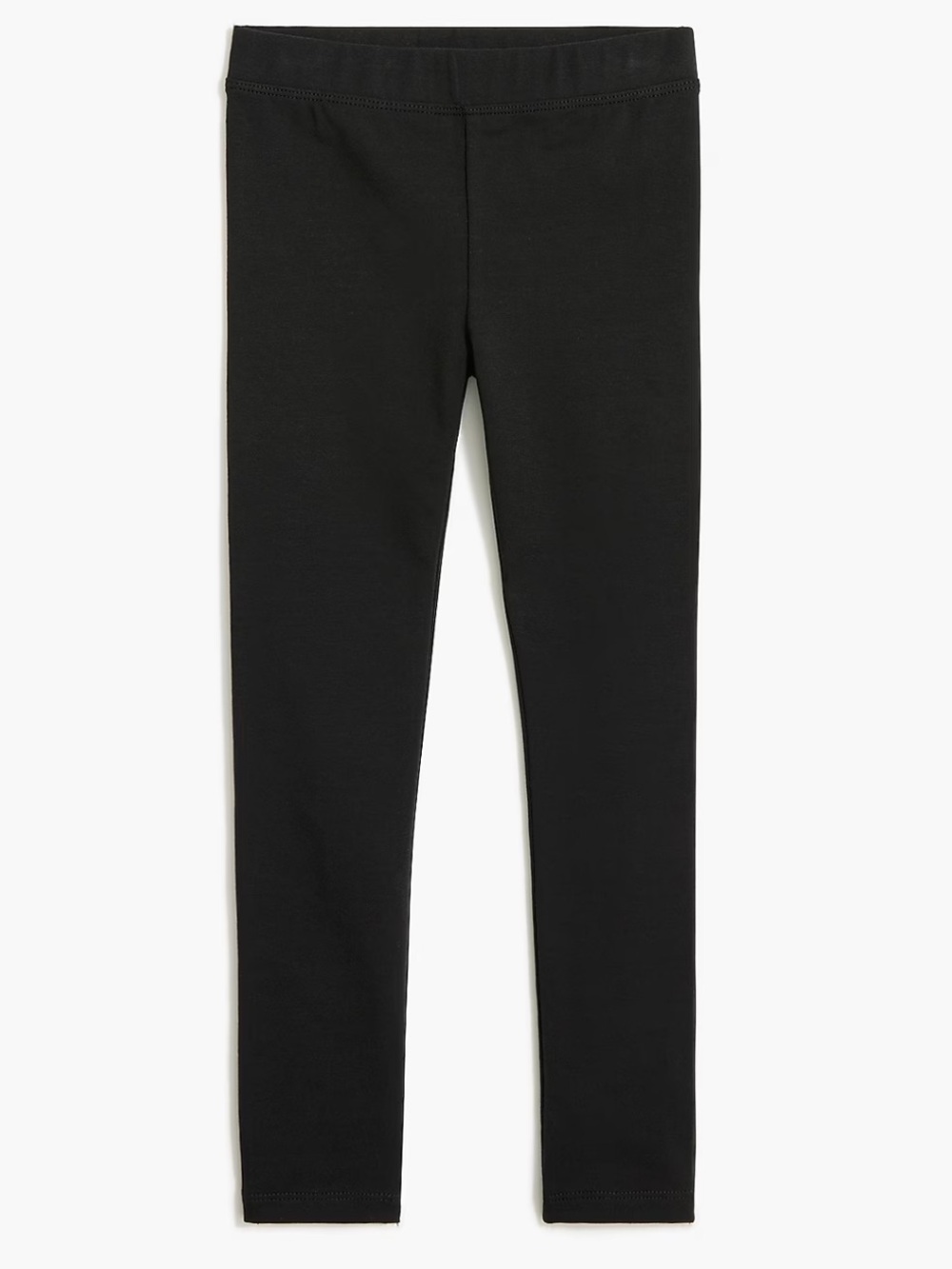 J.Crew Crewcuts Girls Black Everyday Solid Leggings Size 8